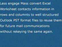 Excel to Outlook