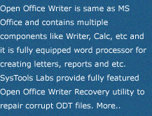 Open Office Writer Recovery