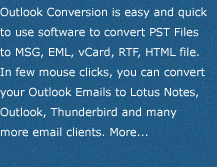Outlook Conversion