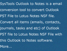 Outlook to Notes