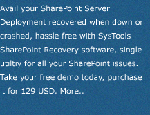 SharePoint Recovery