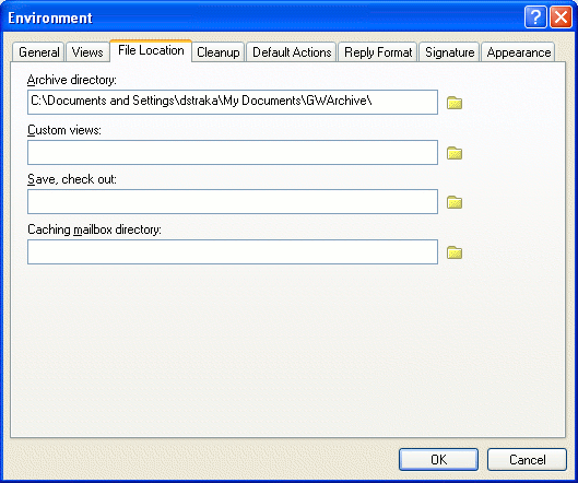 groupwise document export