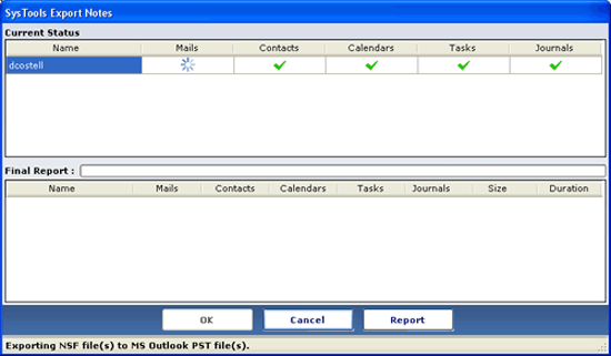 Live Export NSF stats