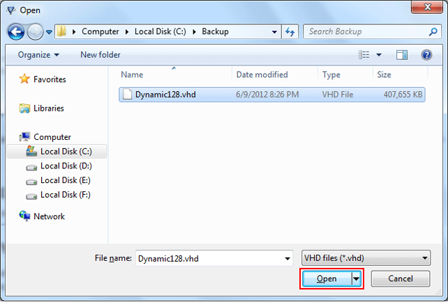 Recover Vhd File