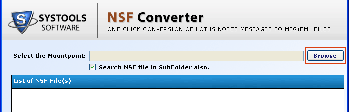 Browse NSF File