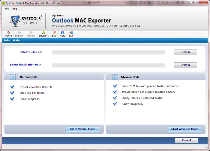 Extract .olm in Outlook 5.4