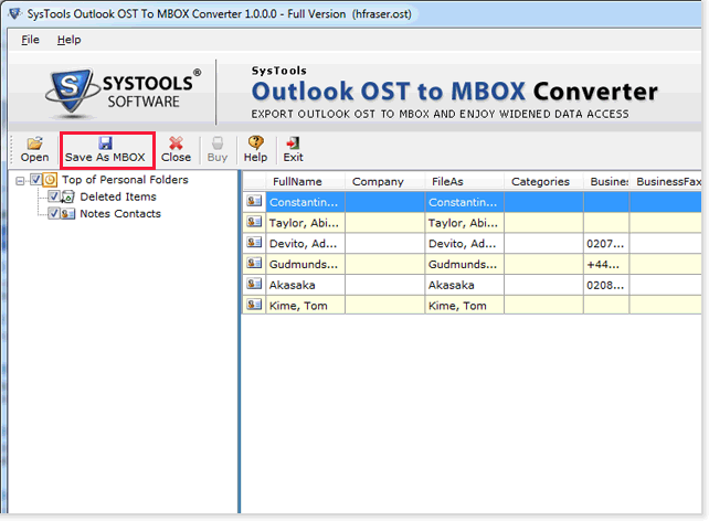 OST to MBOX Converter 1.0