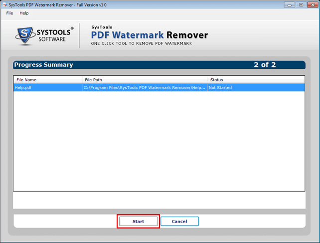 PDF Watermark Remover