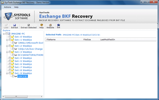 Restore Exchange Backup files 1.2
