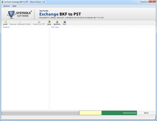 Inaccessible BKF to PST 2.1