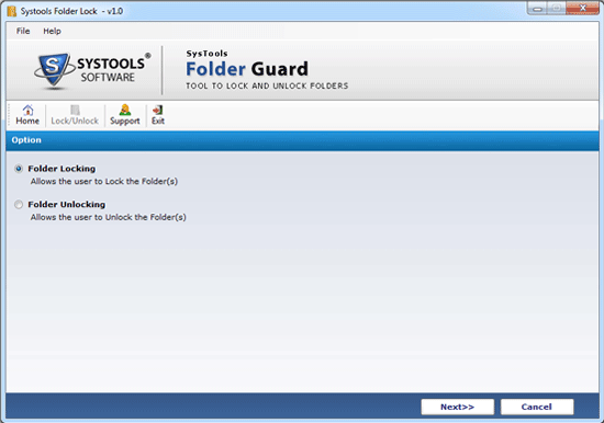 Folder Key, Folder Lock/Unlock Freeware screenshot