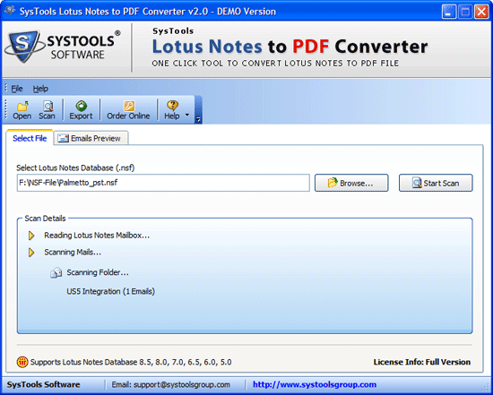 Lotus Notes to PDF Converter 1.0 