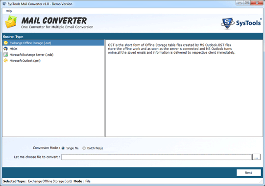 EDB to PST Mail Converter Tool 1.0