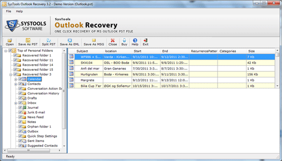 Top Outlook PST Recovery Software 3.8