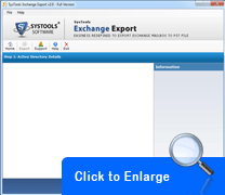 Screenshot Exchange Export Migration Wizard
