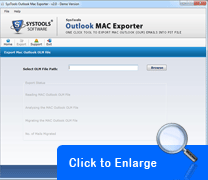 Screenshot Outlook Mac Exporter