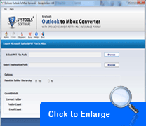 Screenshot Outlook to MBOX 