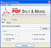 Screenshot PDF Split & Merge