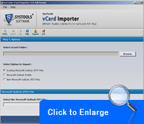Click to view vCard Importer Tool 1.0 screenshot