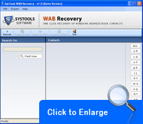 Screenshot WAB Recovery Software