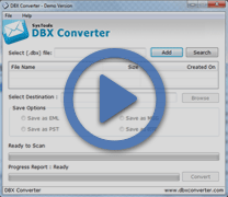 Watch step-by-step video of DBX Converter