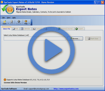 Watch step-by-step video of Export Notes