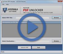 Watch step-by-step video of PDF Unlocker