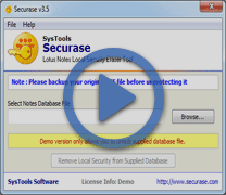 Watch step-by-step video of Securase