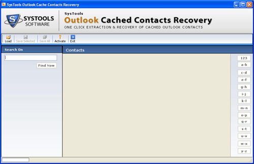 Recover Outlook AutoComplete Cache screenshot