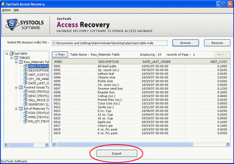 SysTools Access Recovery 3.4