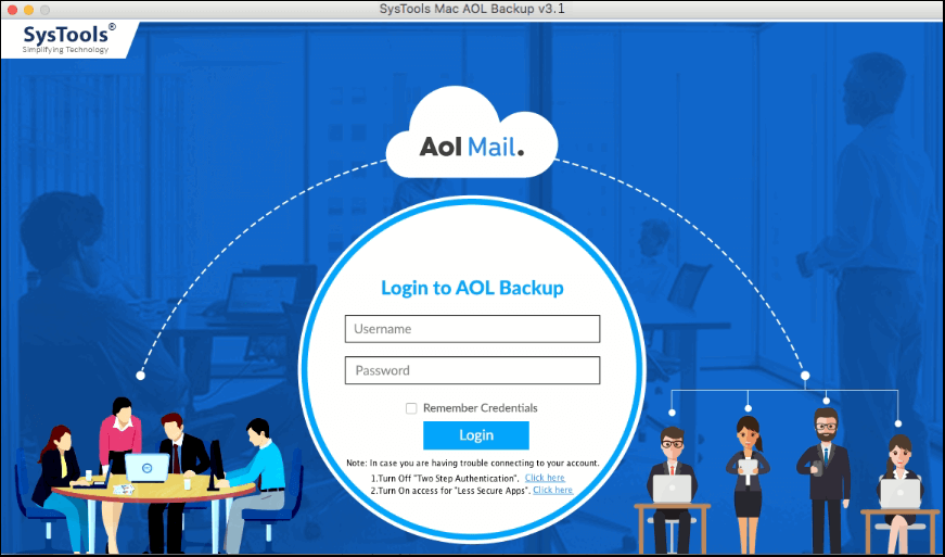 Mac AOL メールバックアップ