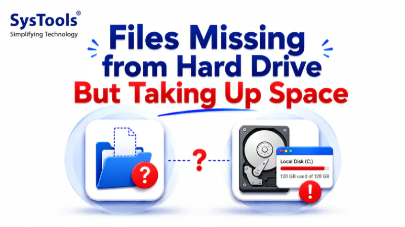 Files Missing from Hard Drive But Still Taking Up Space