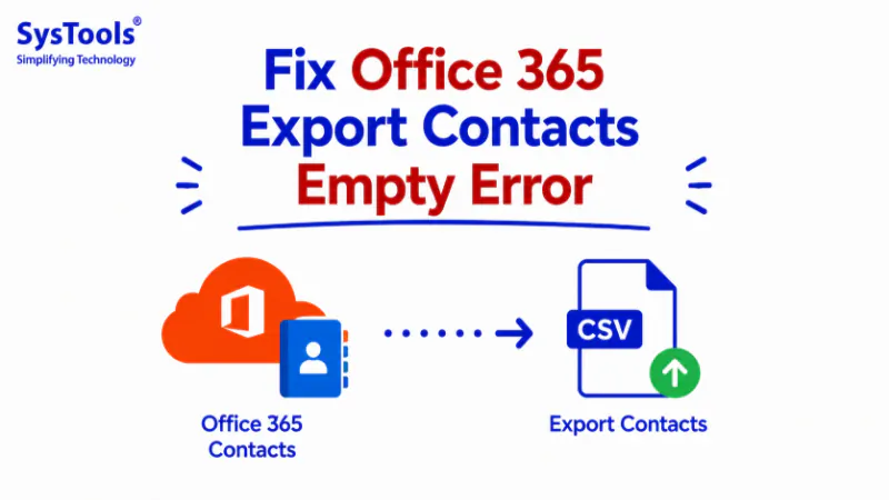 Fix Microsoft Office 365 / Outlook 365 Export Contacts Empty or Missing Error