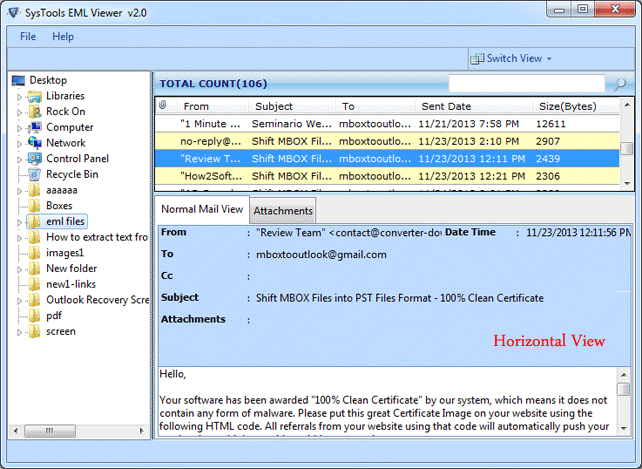 Message Viewer Lite|Simple Msg And Eml Email Viewer – SCCV