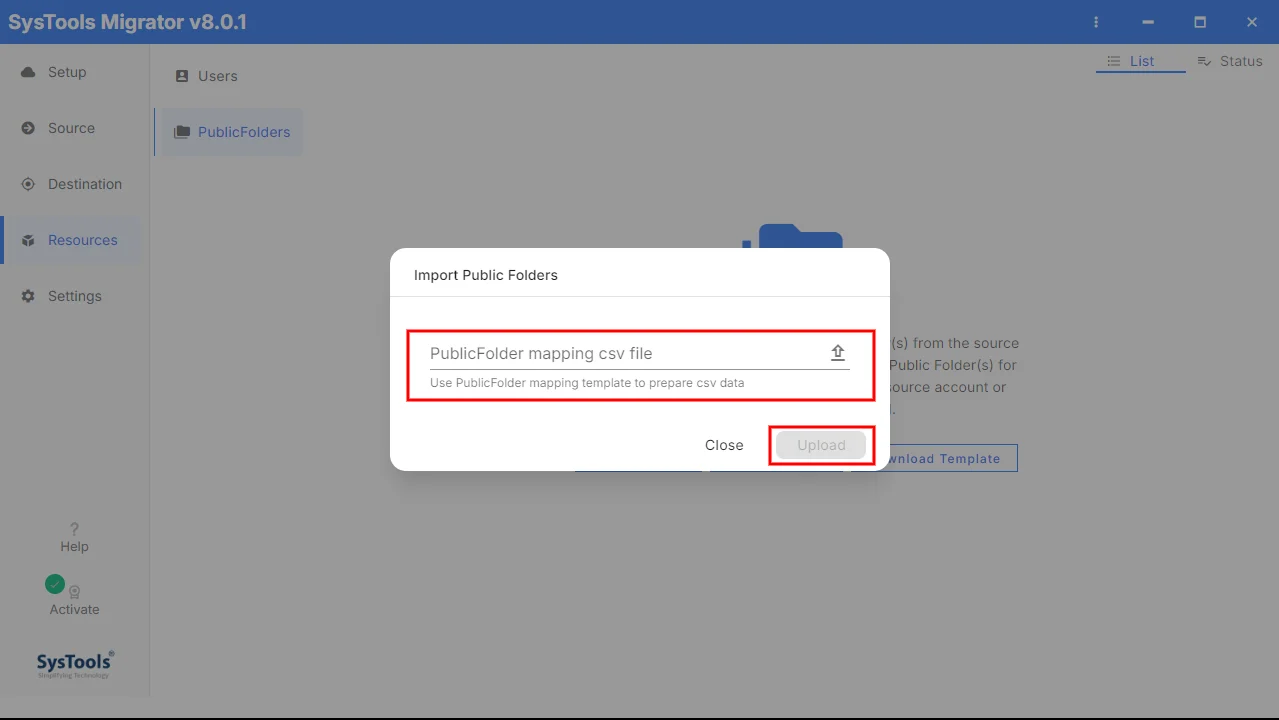 import folders