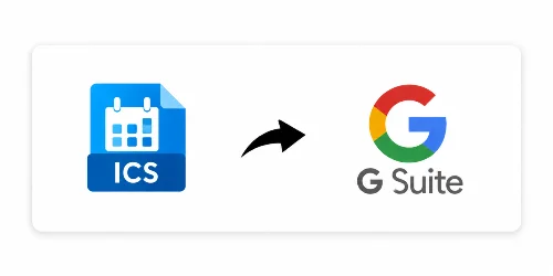 ICS to G Suite