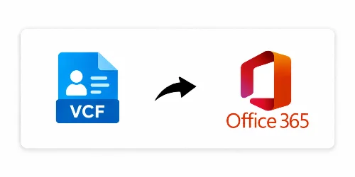 vcf to office 365