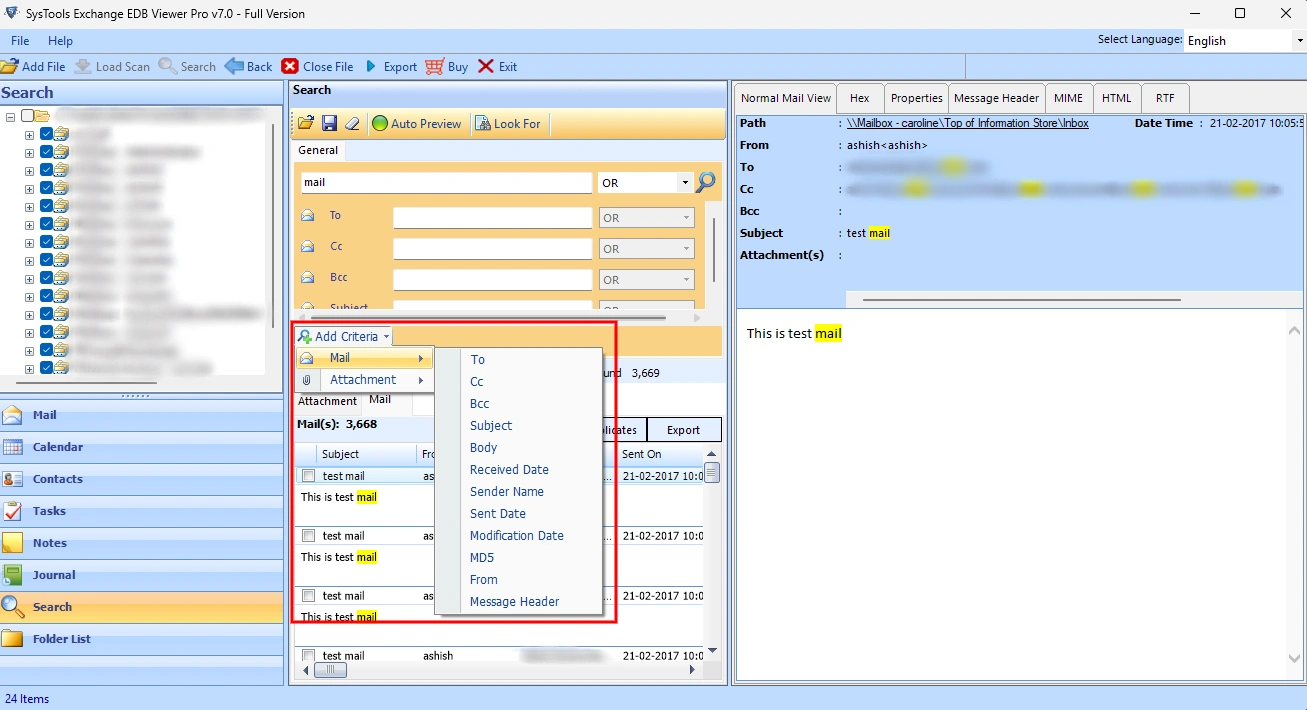 filters for mail