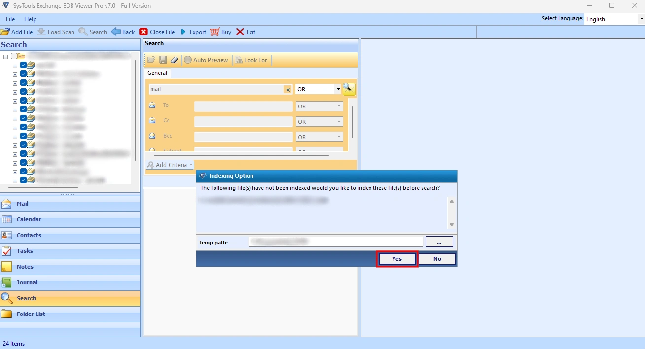search option