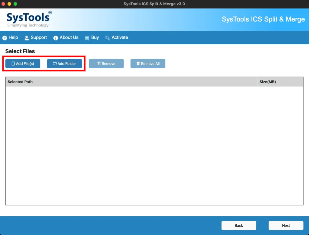 add file(s) or folder(s)