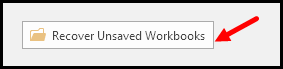 recover unsaved workbooks